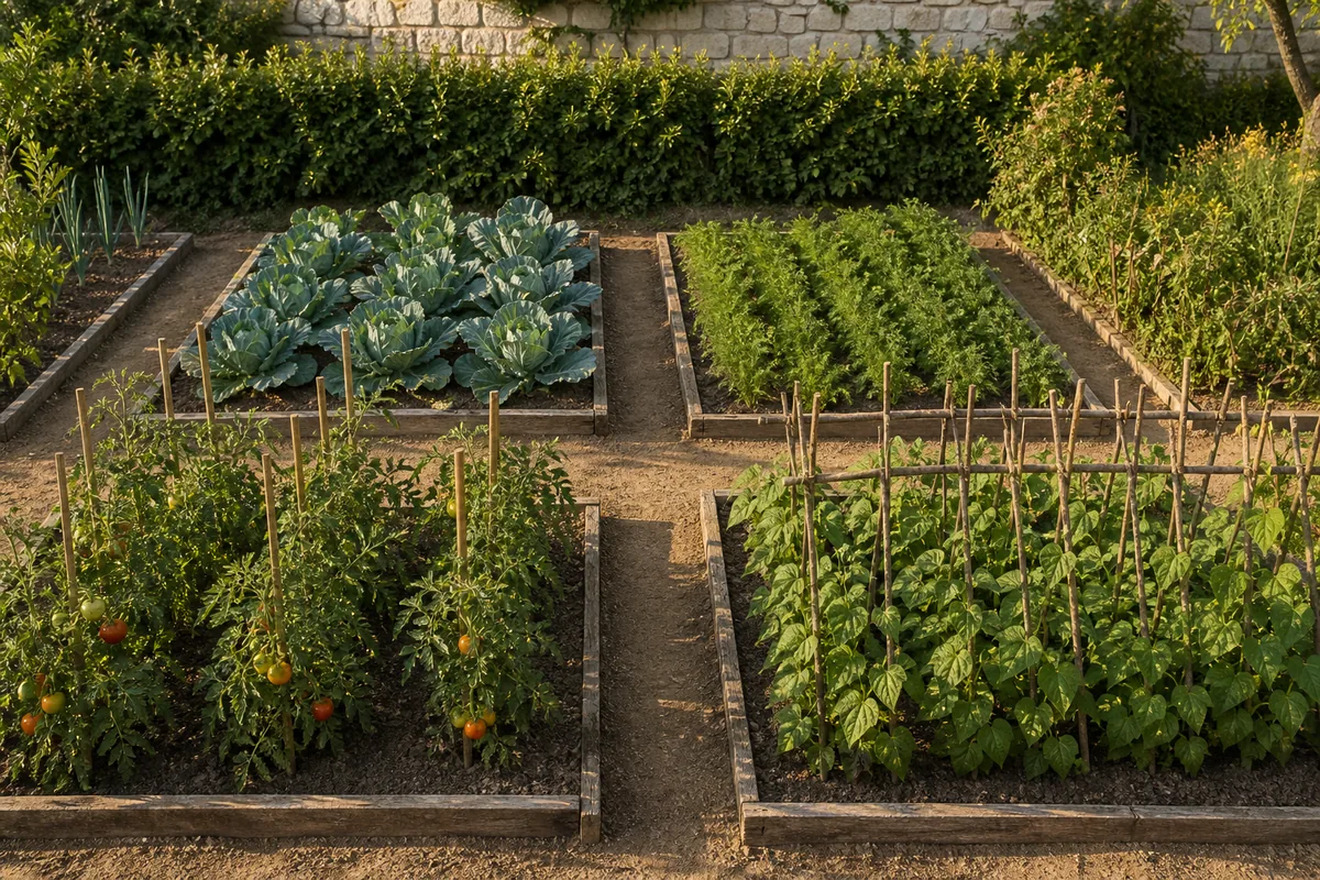 Rotation des cultures au potager : le plan sur 4 ans
